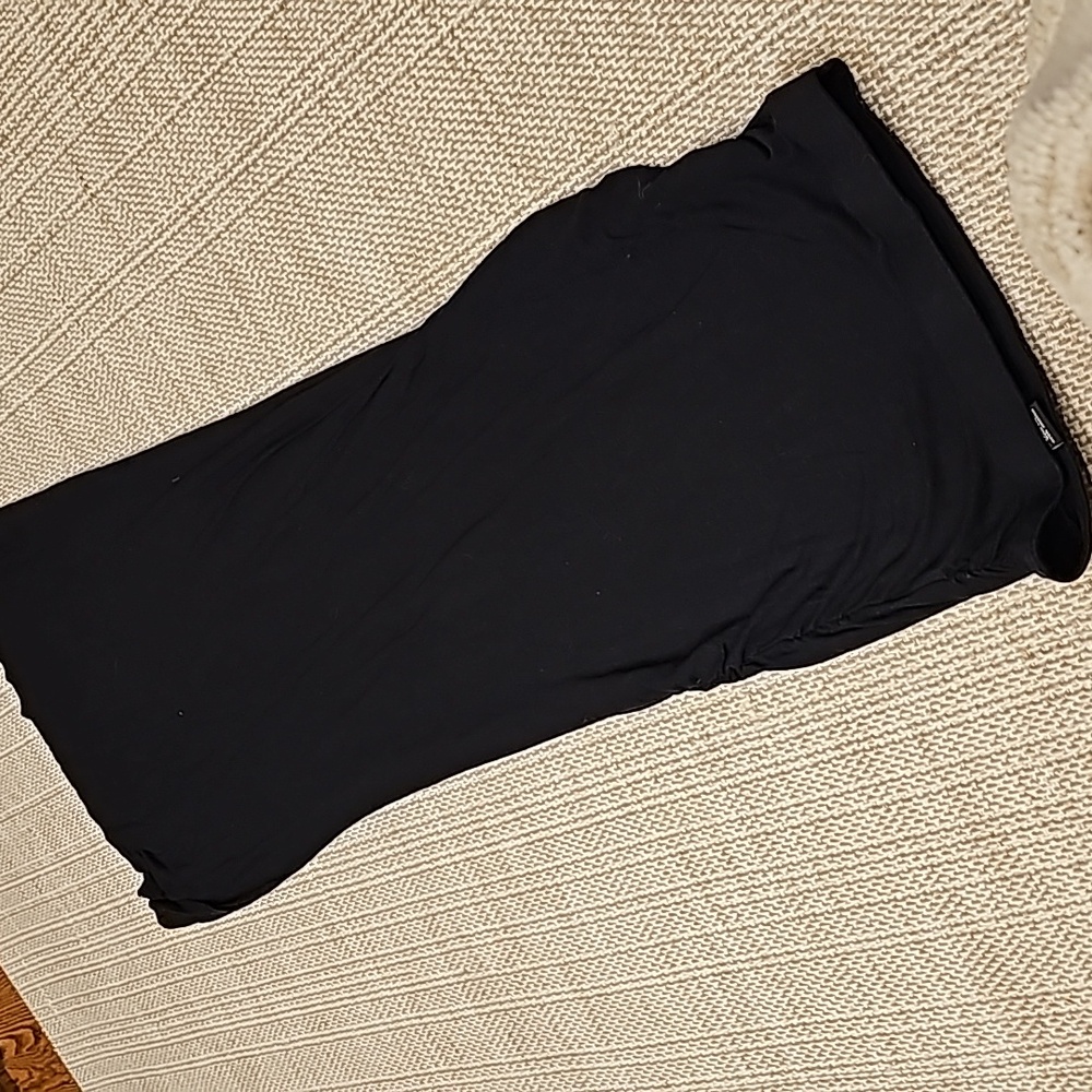 Moda International Long Black Skirt, Size XS